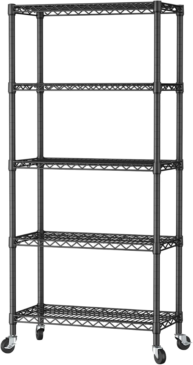SINGAYE 5 Shelf Adjustable Heavy Duty Storage Shelving Unit - Image 7