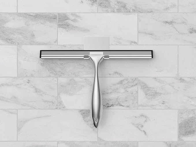 12'' Light Weight Stainless Steel Shower Squeegee - Image 5