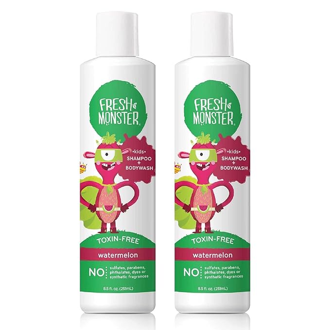 Fresh Monster 2-in-1 Shampoo & Body Wash, Toxin-Free, Hypoallergenic, Natural by FreshMonster