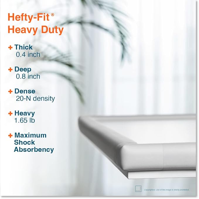 Roving Cove HeftyFit Edge Corner Protector Baby Proofing, Heavy-Duty, Soft NBR - Image 2