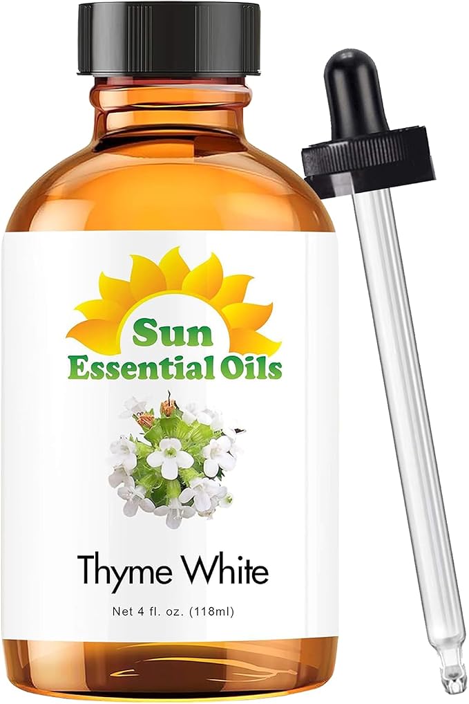 Sun Essential Oils 4oz Thyme Essential Oil – Aromatherapy Oil by SunEssentialOils