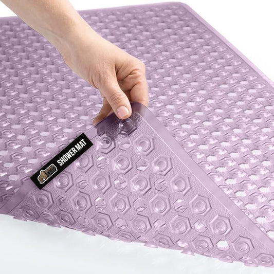 GORILLA GRIP Patented Bath Tub Shower Mat, Machine Washable Bathtub Floor Liner by GorillaGrip