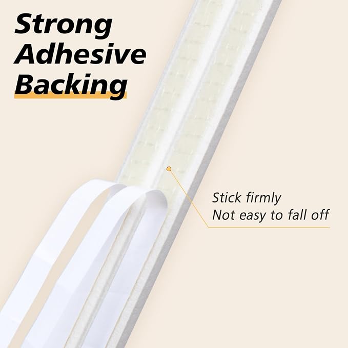 SUNMON D-Type Strip Door Weather Stripping Door Seal Self Adhesive Foam - Image 3