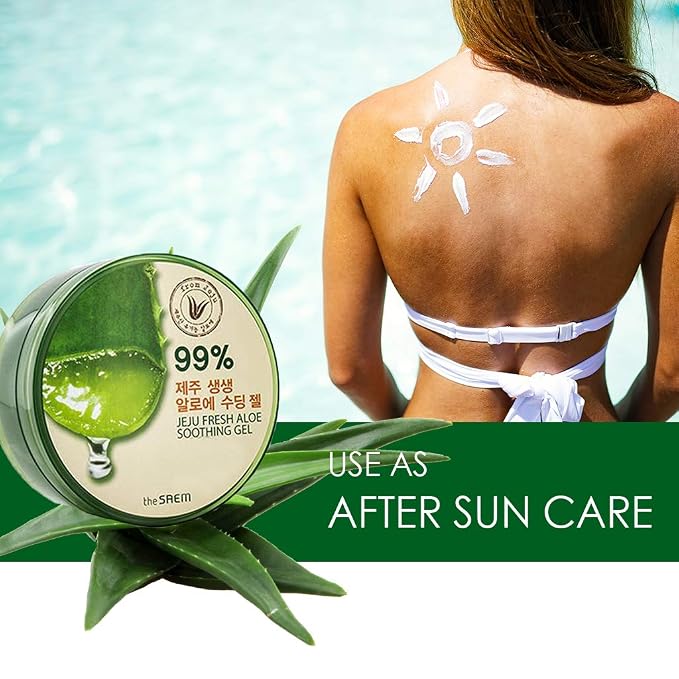 THESAEM Jeju Fresh Aloe Soothing Gel 10.1 fl. oz. - Image 5