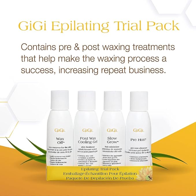 GiGi Post Waxing Essentials Kit, Pre & Post Wax Care Set Waxing Treatments - Image 3