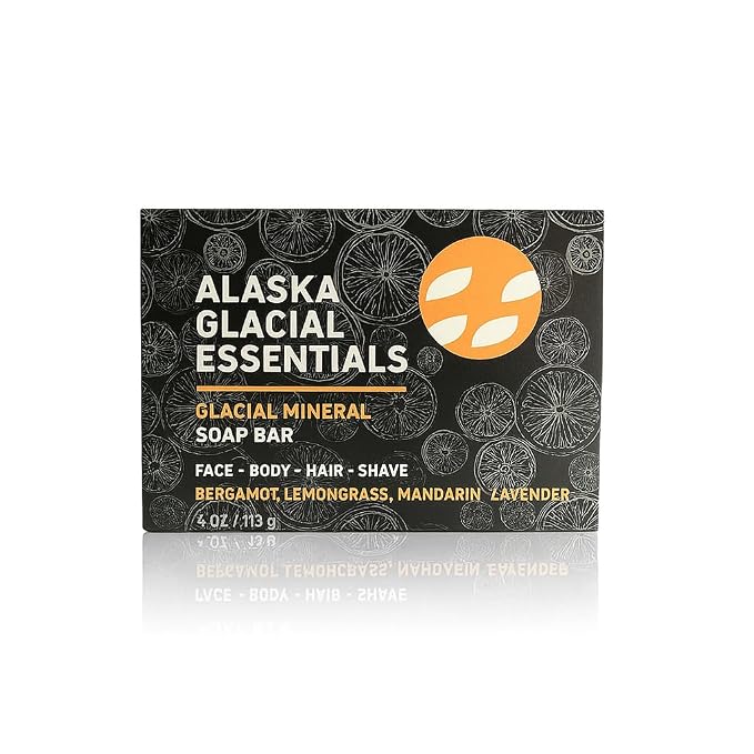 Alaska Glacial Cold-Process Mineral Clay Soap Bar made by AlaskaGlacialEssentials
