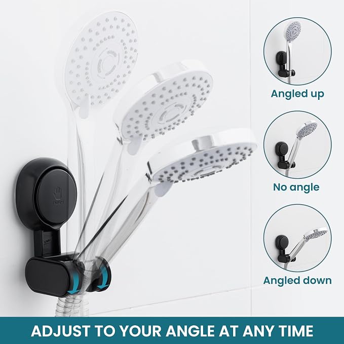 TAILI Shower Head Holder Suction Cup, Handheld Shower Head Bracket, Height - Image 4