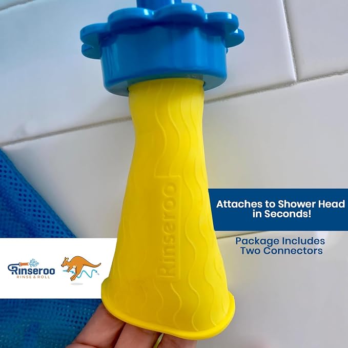 Rinseroo JUMBO Shower Cleaning Thing – Slip-On Handheld Hose Attachment - Image 8