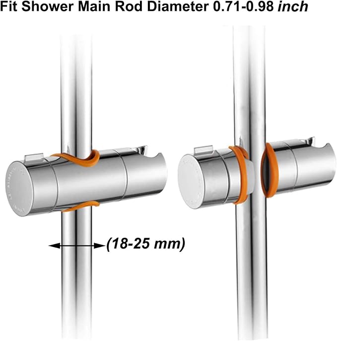 Maydahui 2PCS Universal Hand Shower Bracket Holder Adjustable - Image 2