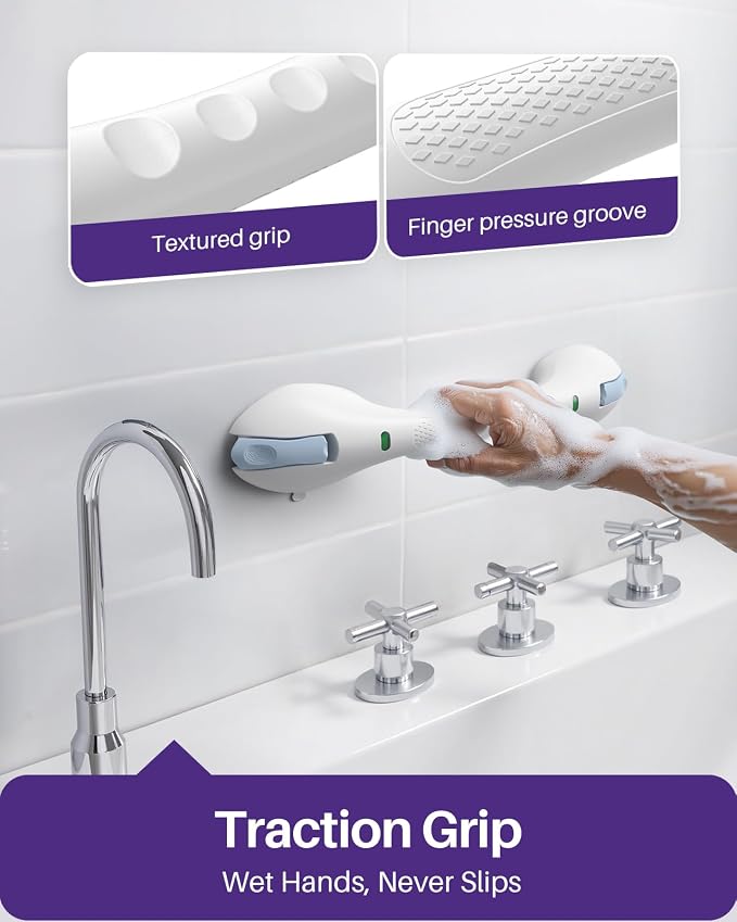 KEKOY 17.5 Inch Suction Grab Bars - Image 5