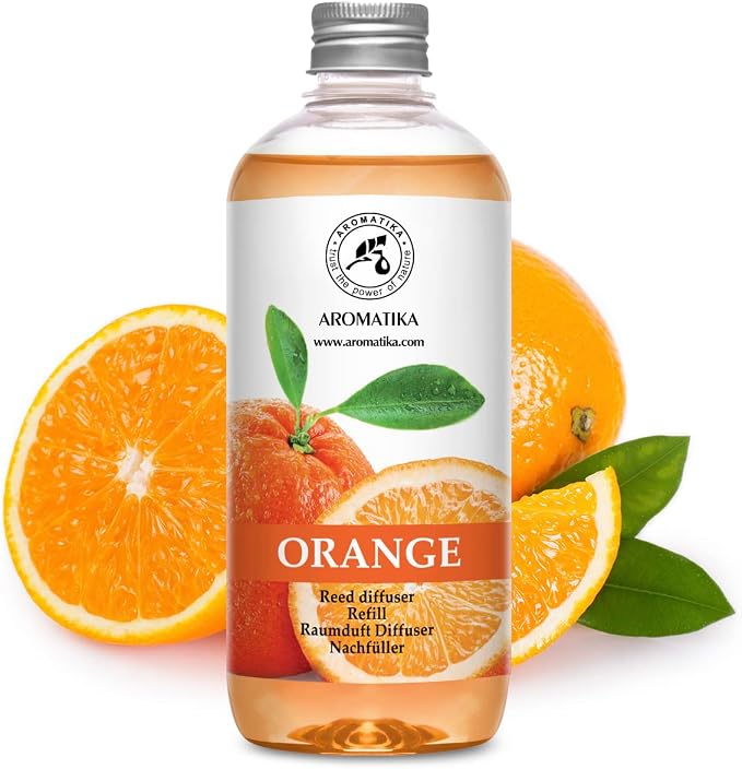 AROMATIKA Orange Reed Diffuser Refill 17 Fl Oz by Aromatika