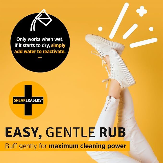 SneakERASERS Sole & Sneaker Cleaner, Premium Shoe Cleaner - Image 4