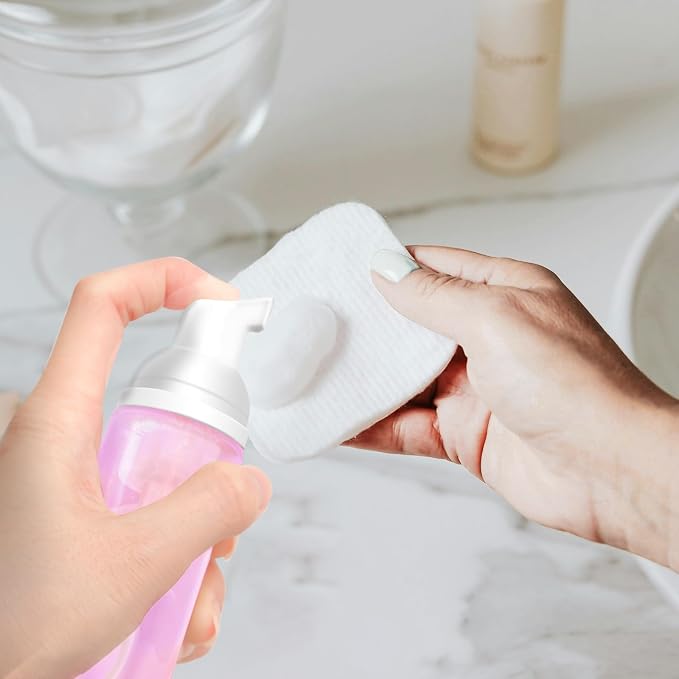 2oz Plastic Foam Pump Bottle, Empty Bottle Travel Foaming Dispenser - Image 4