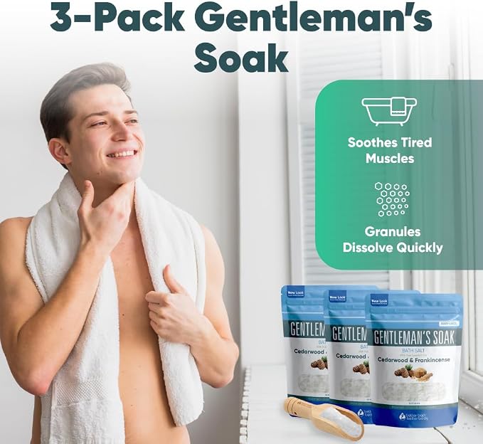 Gentleman's Bath Salt Bath for Men - Image 5