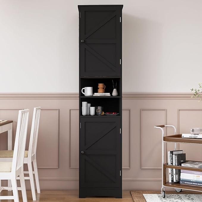 Tall Bathroom Cabinet, Storage Cabinet - Image 2
