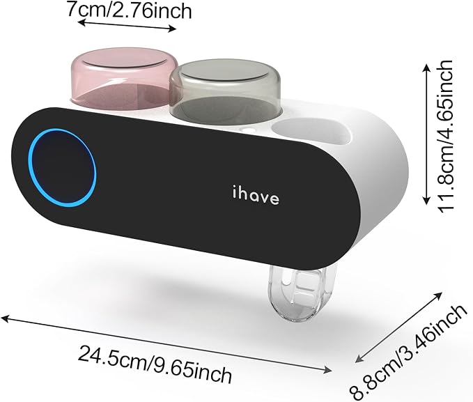 iHave Toothbrush Holders for Bathrooms, UV Toothbrush Sanitizer and Holder - Image 6