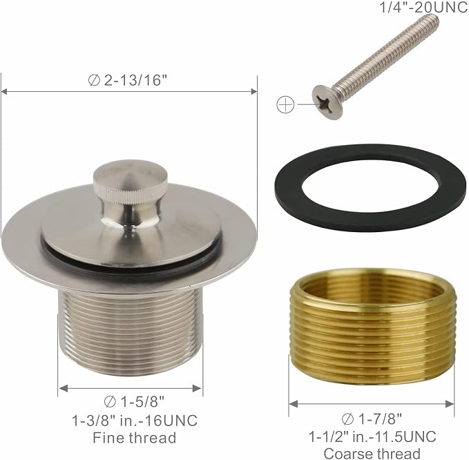 Tub Drain and Overflow Kit - Image 5