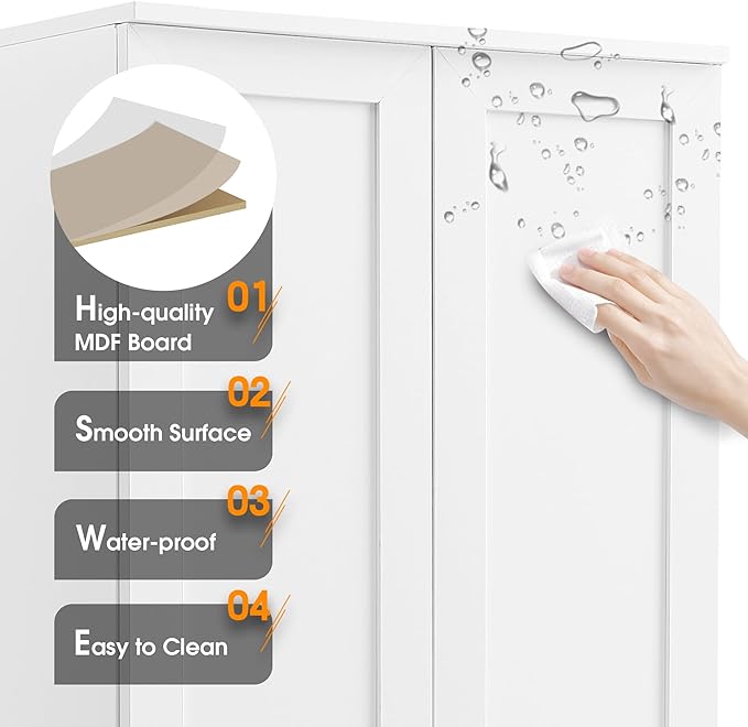 Favfurish 70" Tall Bathroom Storage Cabinet - Image 4