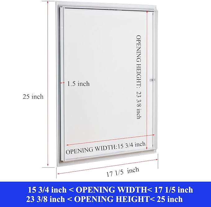 Access Door 16x24 Drywall Access Panel 2Pack Thickened 1mm - Image 2