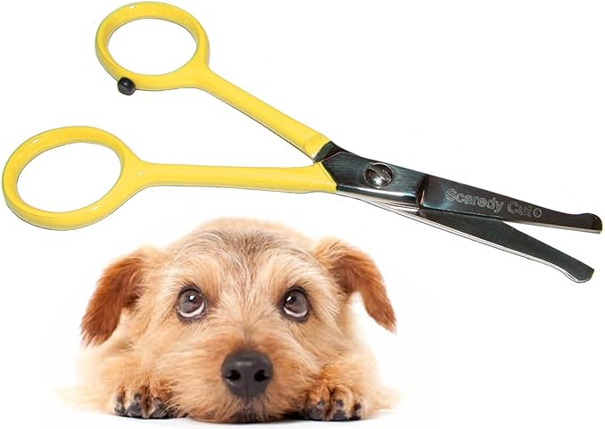 Tiny Trim 4.5" Ball-Tipped Scissor by ScaredyCut