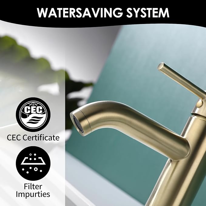 Single Handle Black Bathroom Faucet - Image 3