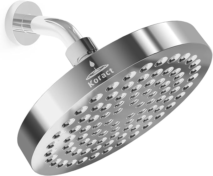 Shower Head High Pressure Rain Premium Quality Luxury Design Anti-Clogging by Koract