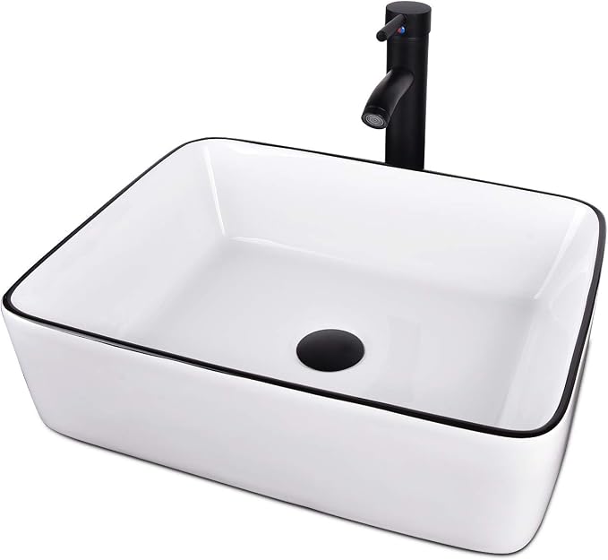 32" White Bathroom Vanity with Marble Texture Top and 4 Drawers, Modern - Image 4