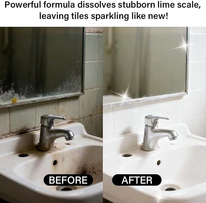 Bathroom Descaler, 100ml Powerful Cleaning Foam, Toilet Bowl Stain Cleaner Agent - Image 6