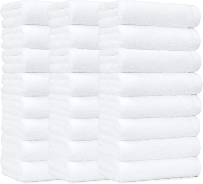 Amazon Basics Soft and Thick Cotton Hand Towels, 16 x 26 in by AmazonBasics