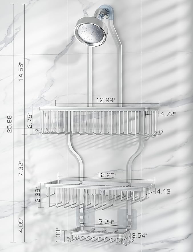 YASONIC Shower Caddy Hanging - Image 8