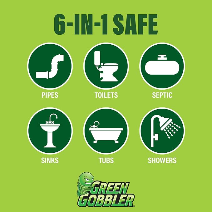 Green Gobbler Drain Cleaner & Deodorizer FRESH SCENT Sticks - Image 2