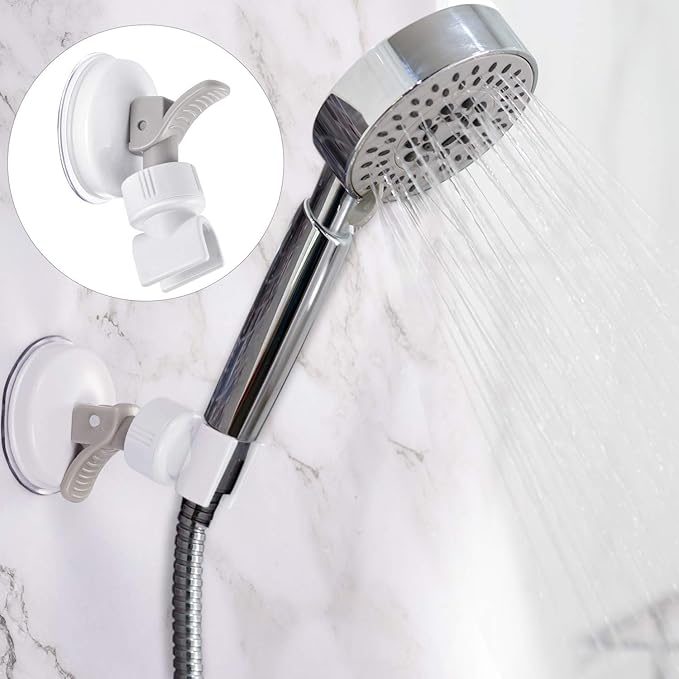 Zhehao Adjustable Shower Head Holder, Removable Suction Cup Shower Head Holder - Image 8