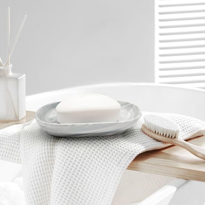 Elegant Ceramic Soap Dish for Shower - Image 2