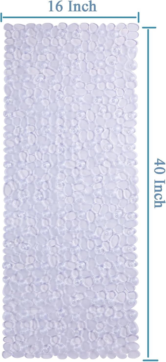 Bath Shower Mat Non Slip: Extra Large Pebble Bathtub mat - Image 2