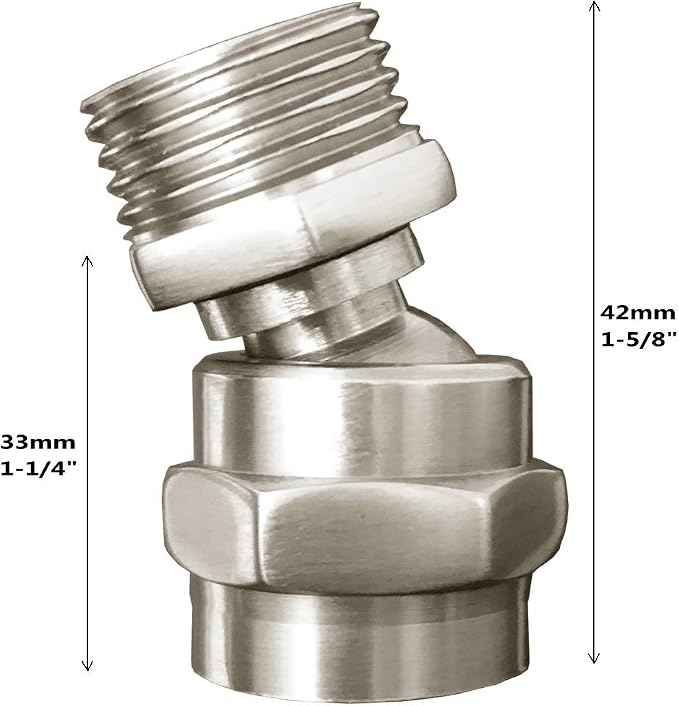 Shower head Swivel adapter, ball joint povit - Image 6