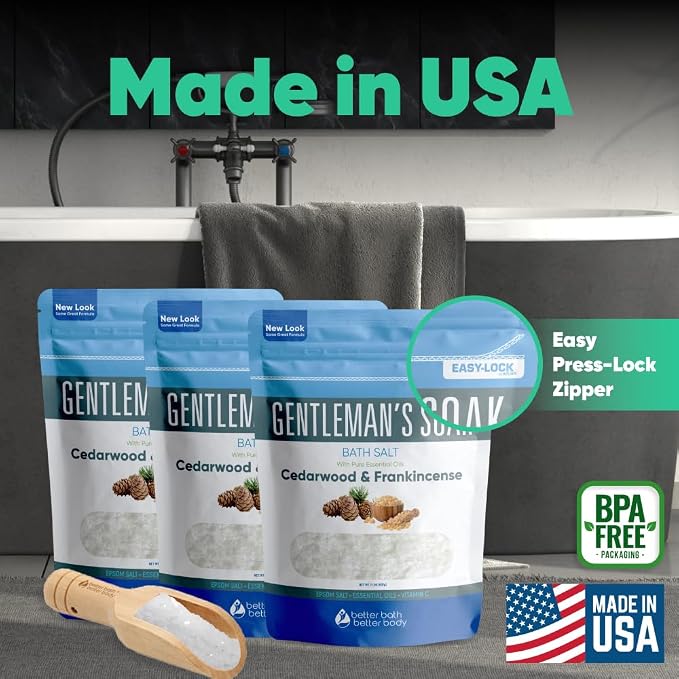 Gentleman's Bath Salt Bath for Men - Image 6