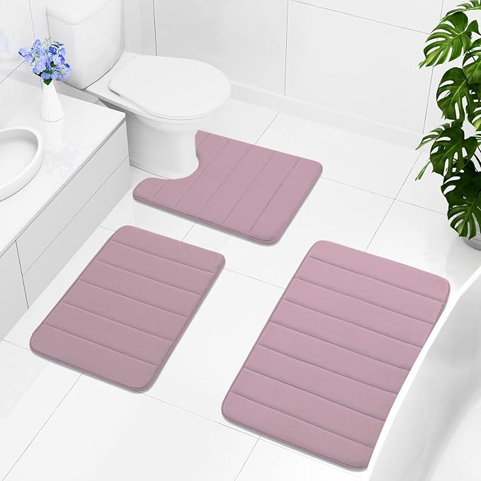 Buganda Memory Foam Bath Mat, 35.4" x 24", Ultra Soft and Non-Slip Bathroom Rugs - Image 8