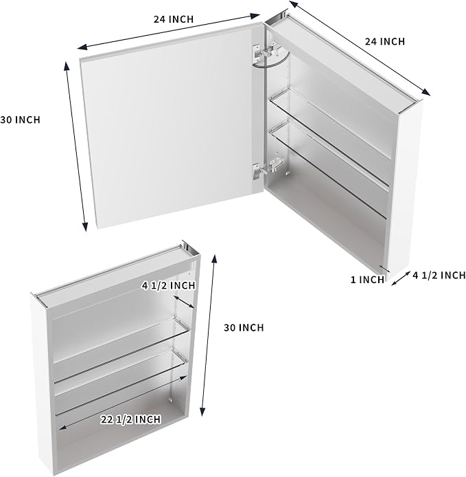 GroGro Lighted Medicine Cabinet - Image 2