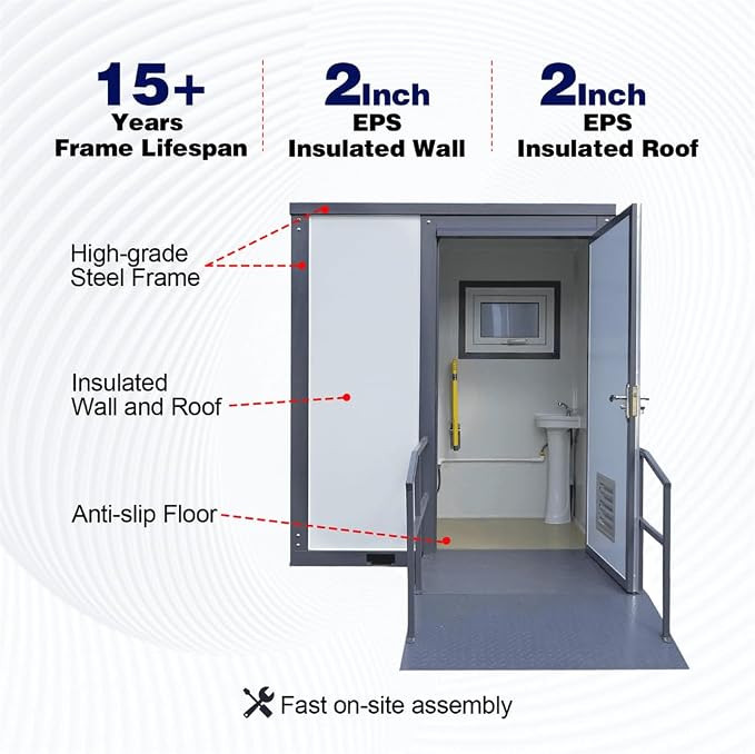 Outdoor Portable Restroom, Mobile Toilet - Image 4