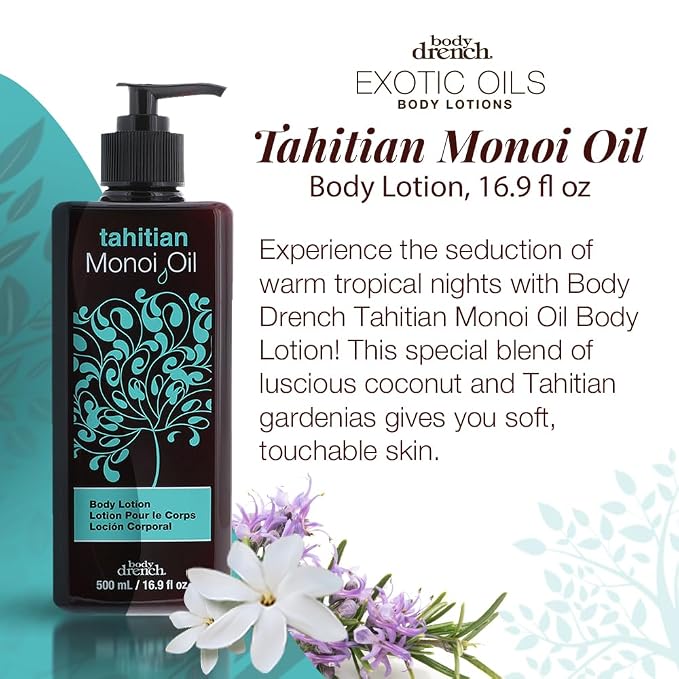 Body Drench Tahitian Monoi Oil Body Lotion - Image 3
