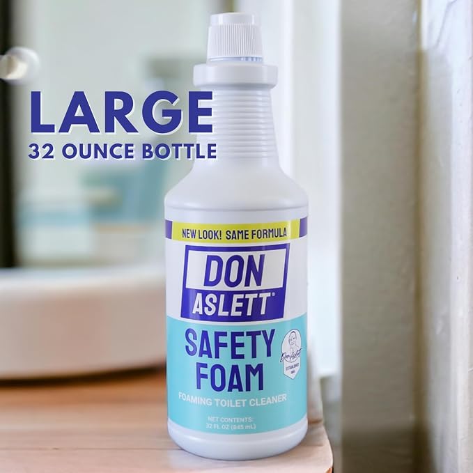 Don Aslett Safety Foam Toilet Bowl Cleaner Acidic Detergent and Deodorizer | - Image 3
