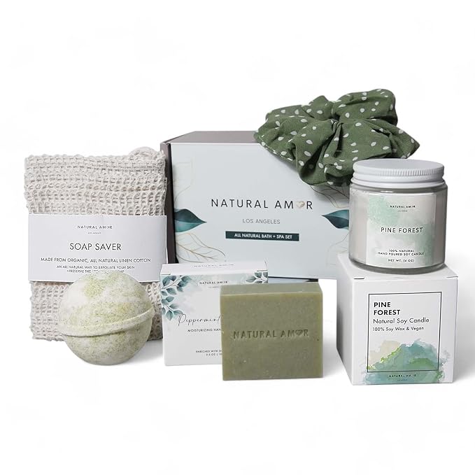 Natural Amor Green Spa Gift Set by NATURALAMORLOSANGELES