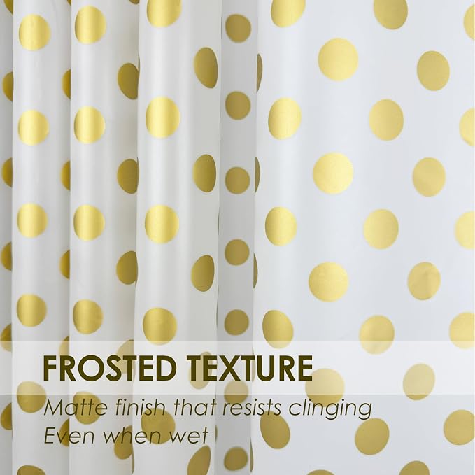 Plastic Shower Curtain Liner, Waterproof Printed PEVA Shower Curtain - Image 2