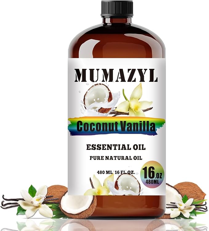 Coconut Vanilla Essential Oil, Coconut Vanilla Oil 16 Fl Oz 480ML by MUMAZYLESSENTIALOIL