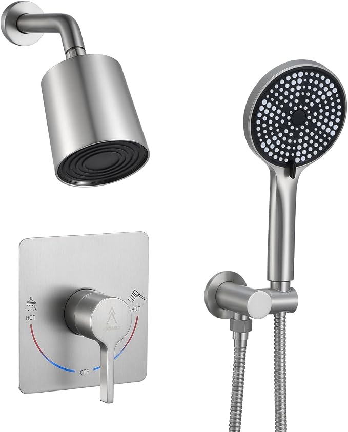 Shower Faucet Set Rain Shower System Valve Kit by JQBQS