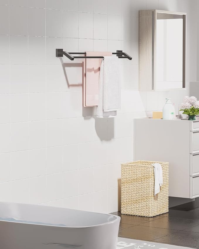 Alise Bath Double Towel Bars Towel Racks - Image 3