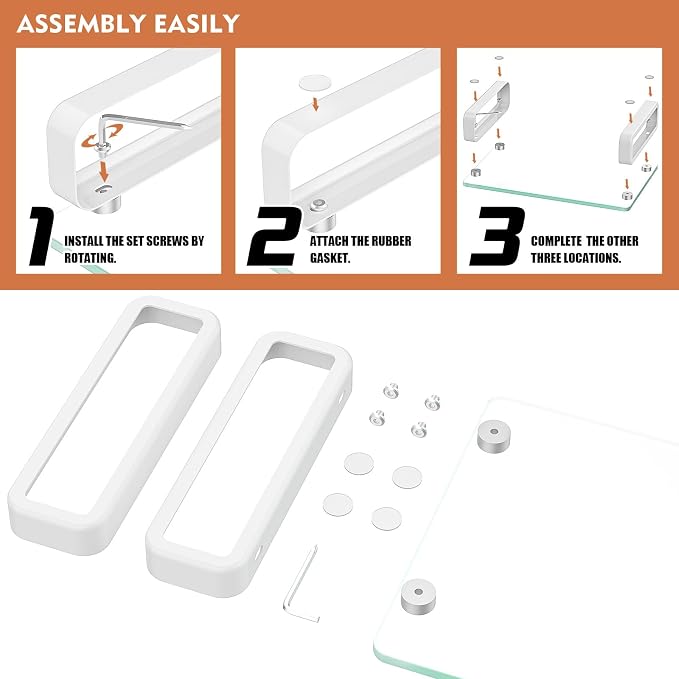 Hemudu Clear Computer Monitor Stand Riser Multi Media Desktop Stand - Image 7