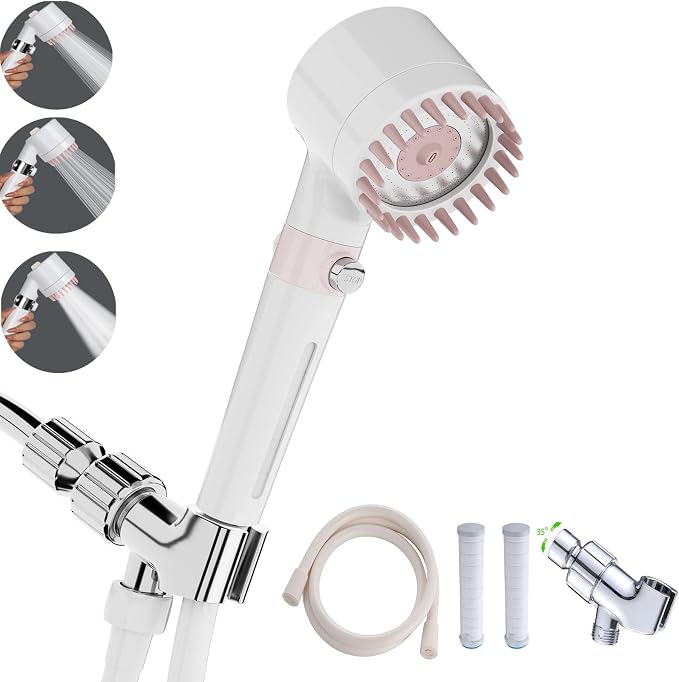 Shower Head with Handheld, Shower Heads High Pressure, High Flow Even with Low by xianshengle