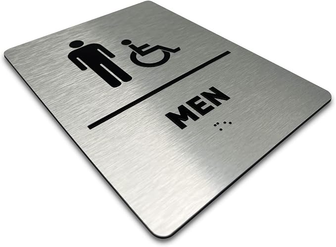 Men/Wheelchair Bathroom Sign by GDS - Image 2