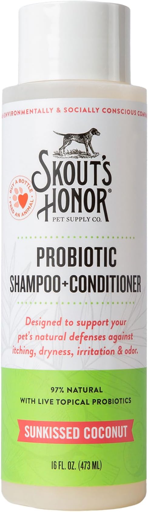 Skout's Honor Probiotic Dog Shampoo & Conditioner by SKOUTSHONOR